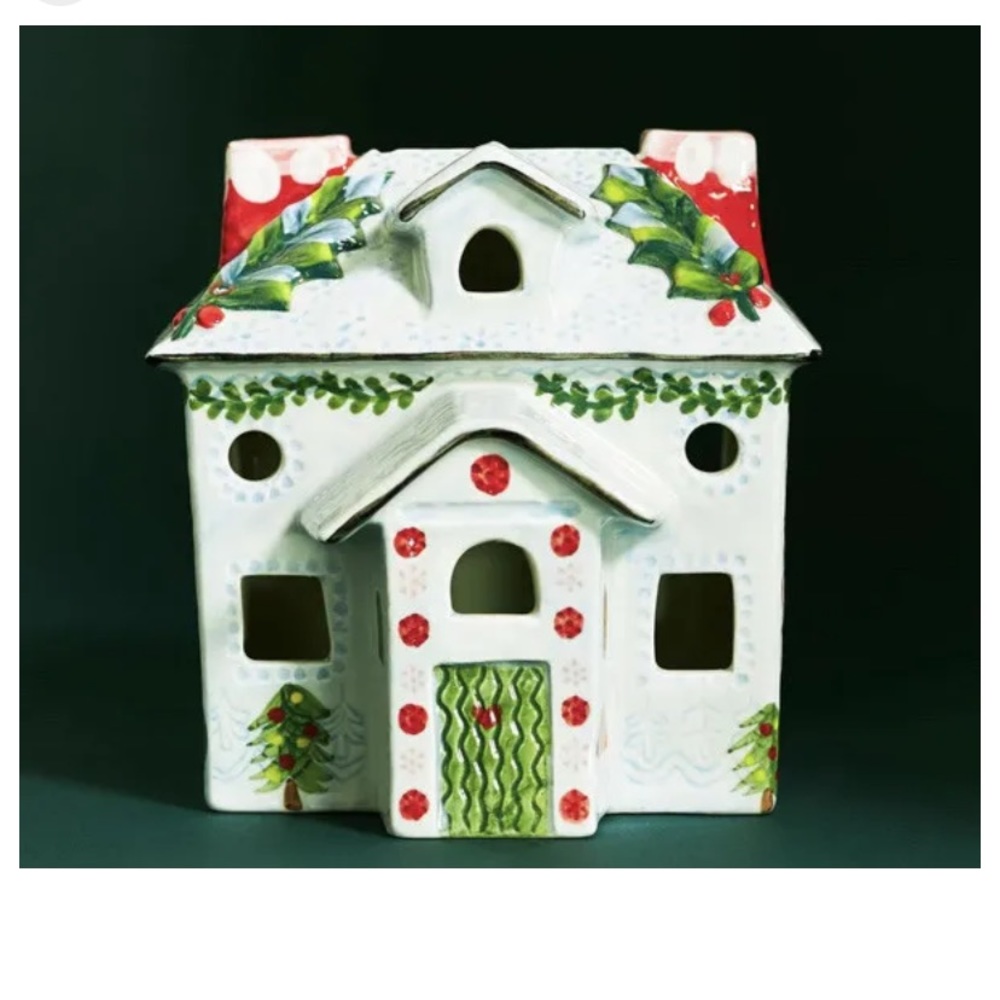 Anthropologie Nathalie Lete Holiday Village House Sky Cottage house
